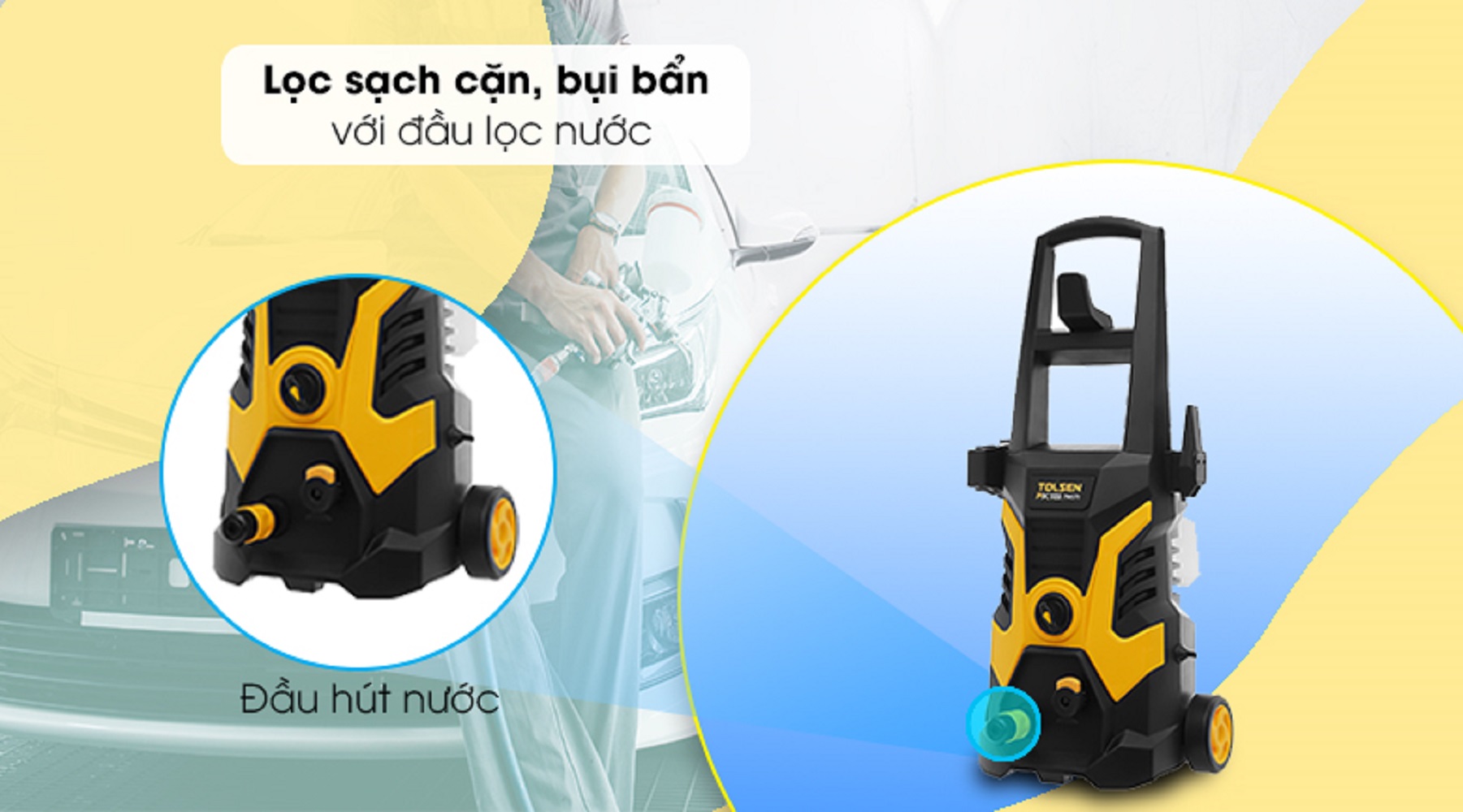 Hình ảnh 4 của mặt hàng MÁY XỊT NƯỚC ÁP SUẤT 1.800W 7M+10M