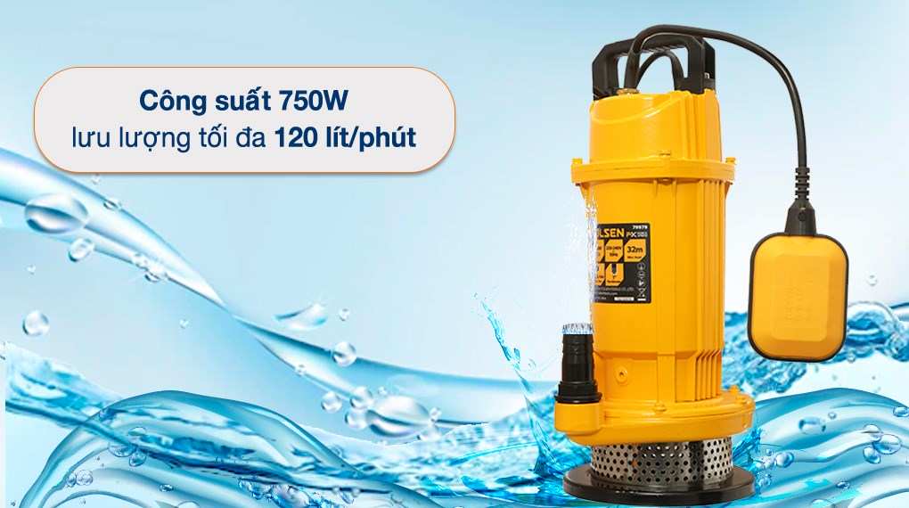 Hình ảnh 3 của mặt hàng Máy bơm chìm 370W (0.5Hp) TOLSEN 79978