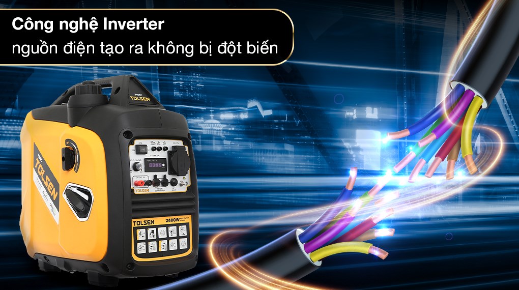 Hình ảnh 8 của mặt hàng Máy phát điện inverter 2200W TOLSEN 79987