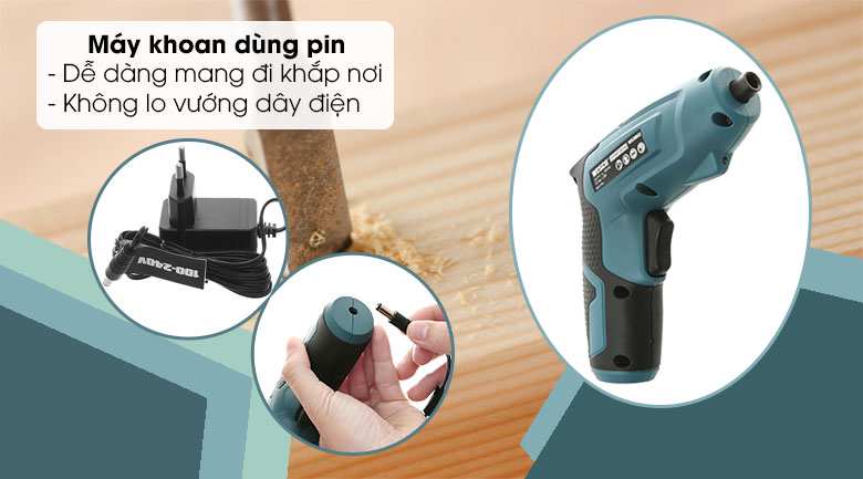 Hình ảnh 4 của mặt hàng MÁY MỞ VÍT 1/4'' 3.6V WESCO