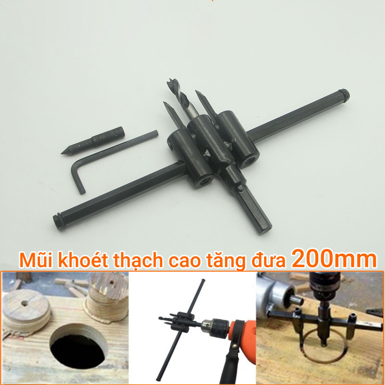 Hình ảnh 1 của mặt hàng Bộ khoét lỗ 30~200mm