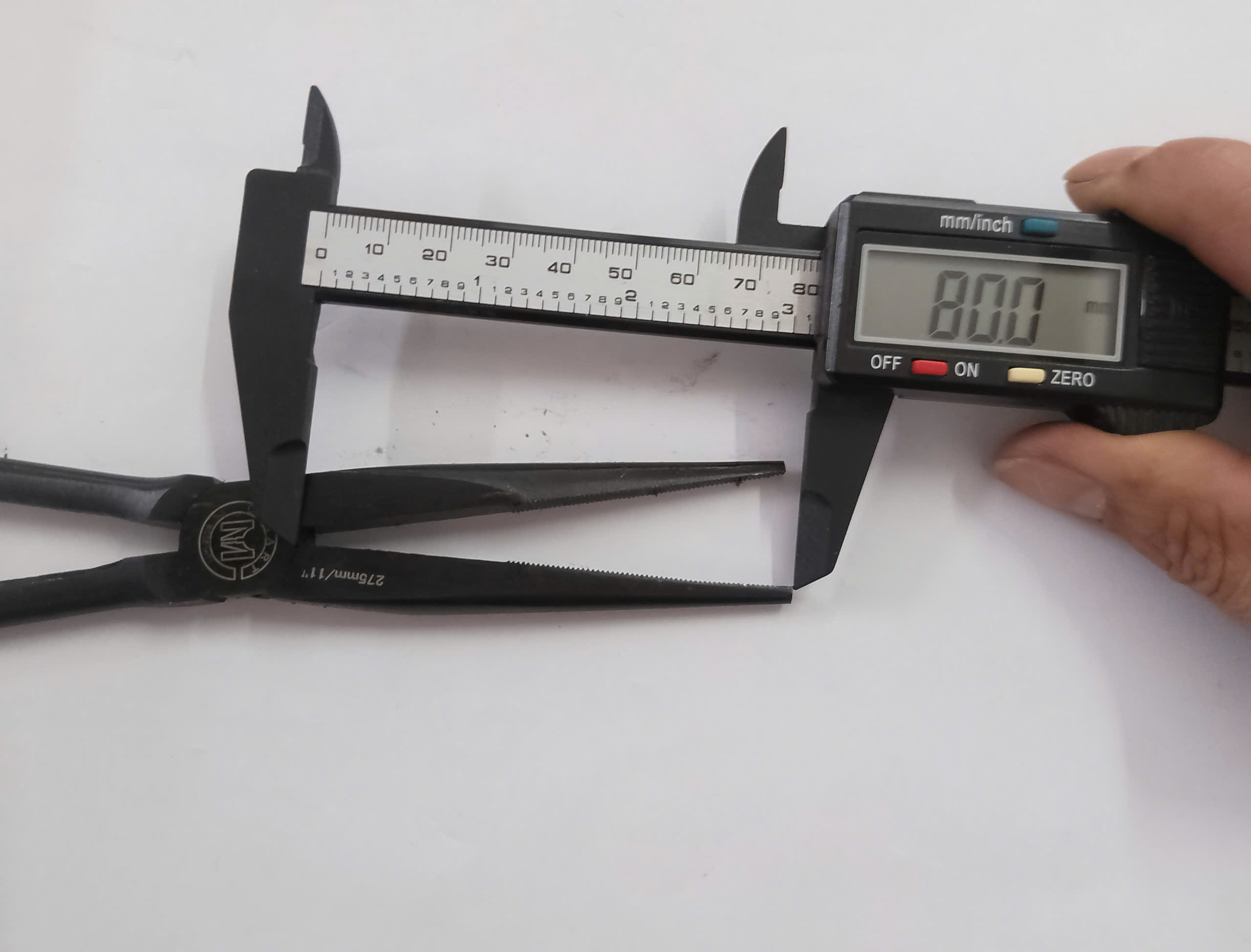Hình ảnh 8 của mặt hàng Kìm phe dài miệng thẳng C-Mart B0051-11 275mm