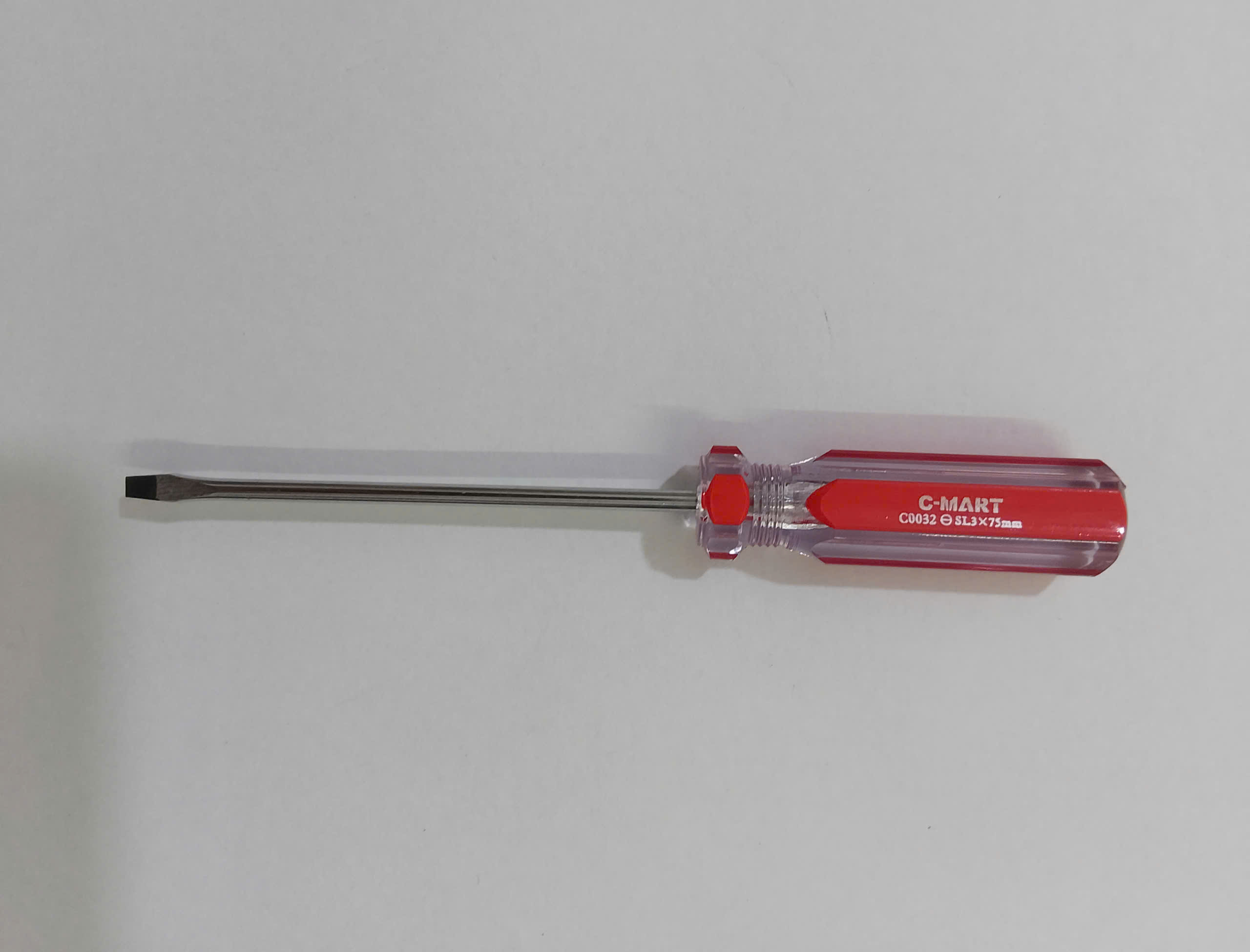 Hình ảnh 11 của mặt hàng Tu vít dẹp cán màu 3.2*75-