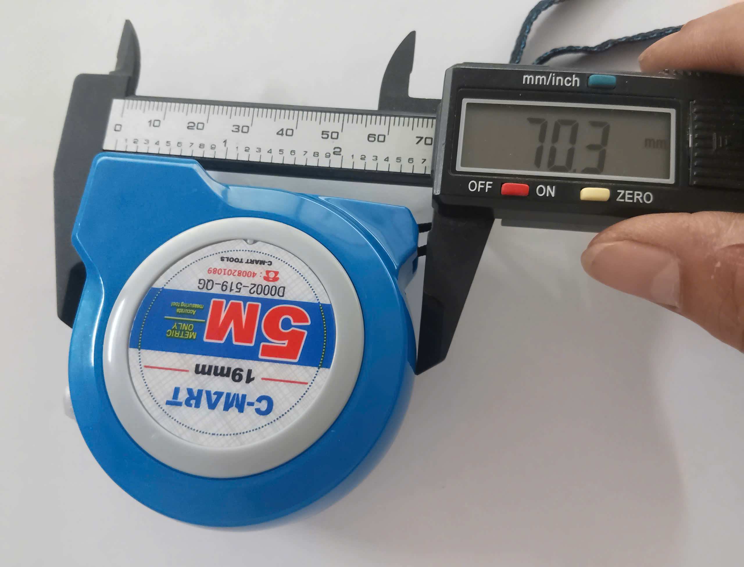 Hình ảnh 4 của mặt hàng Thước cuộn 5*19mm hệ mét