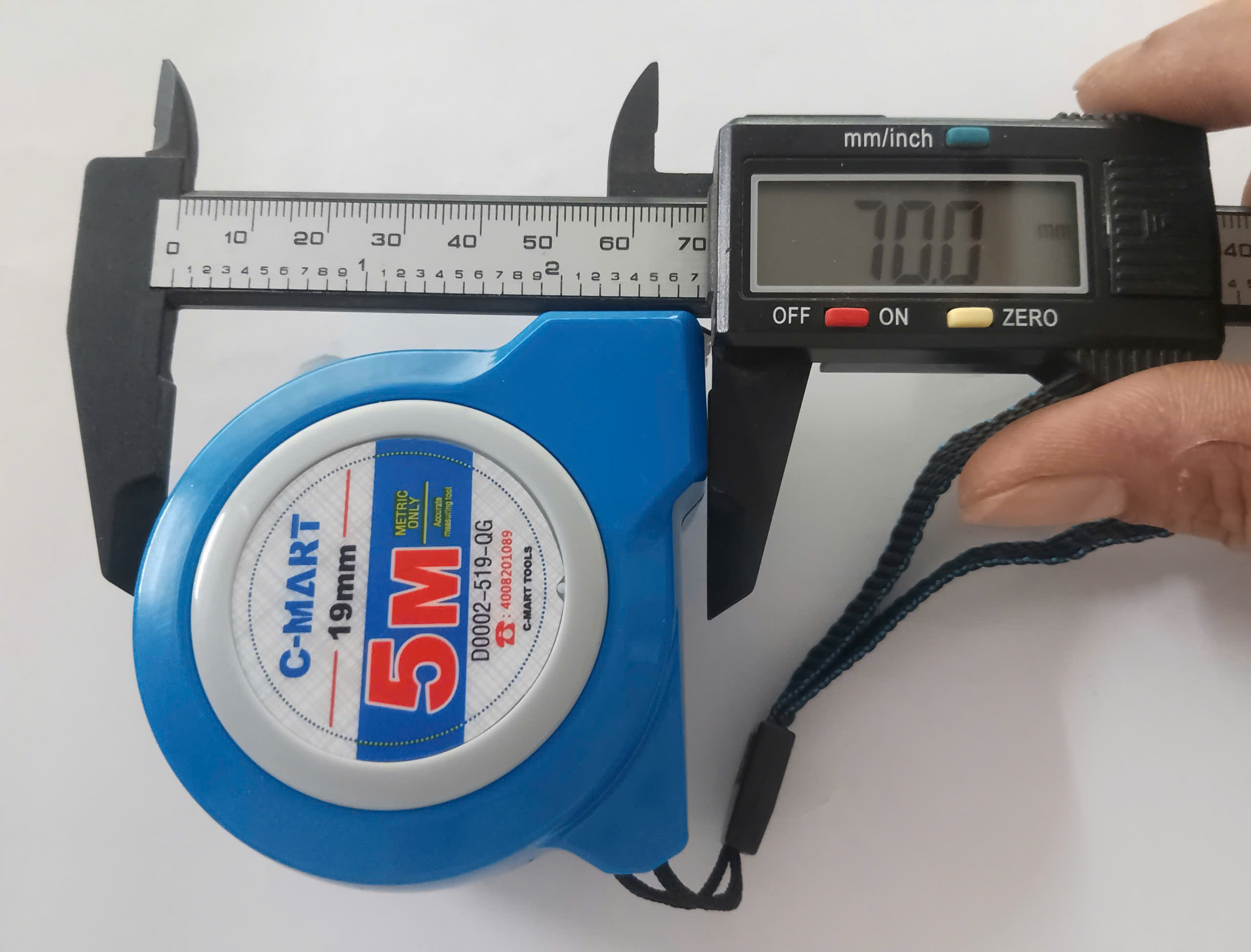 Hình ảnh 8 của mặt hàng Thước cuộn 5*19mm hệ mét