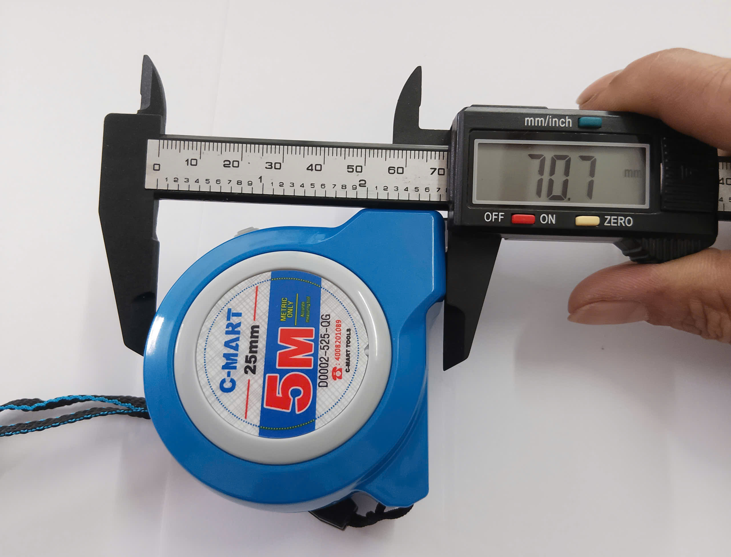 Hình ảnh 10 của mặt hàng Thước cuộn 5*25mm hệ mét