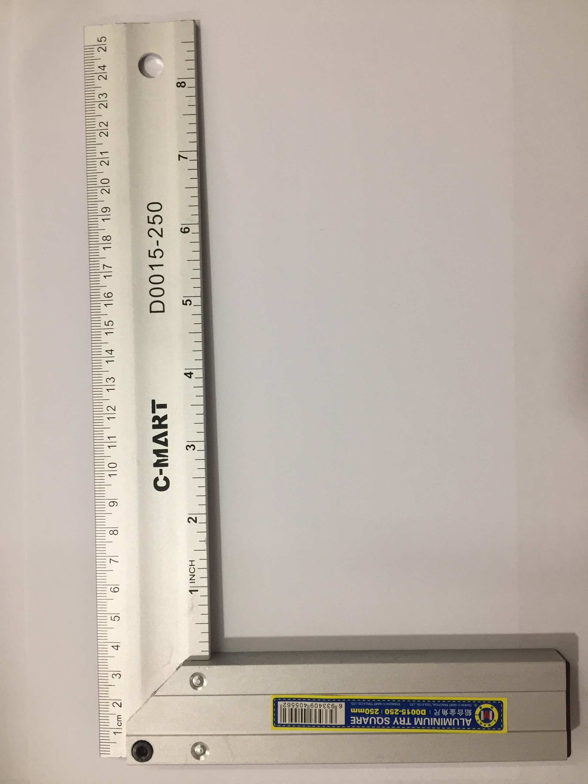 Hình ảnh 5 của mặt hàng Thước góc hợp kim nhôm 250mm