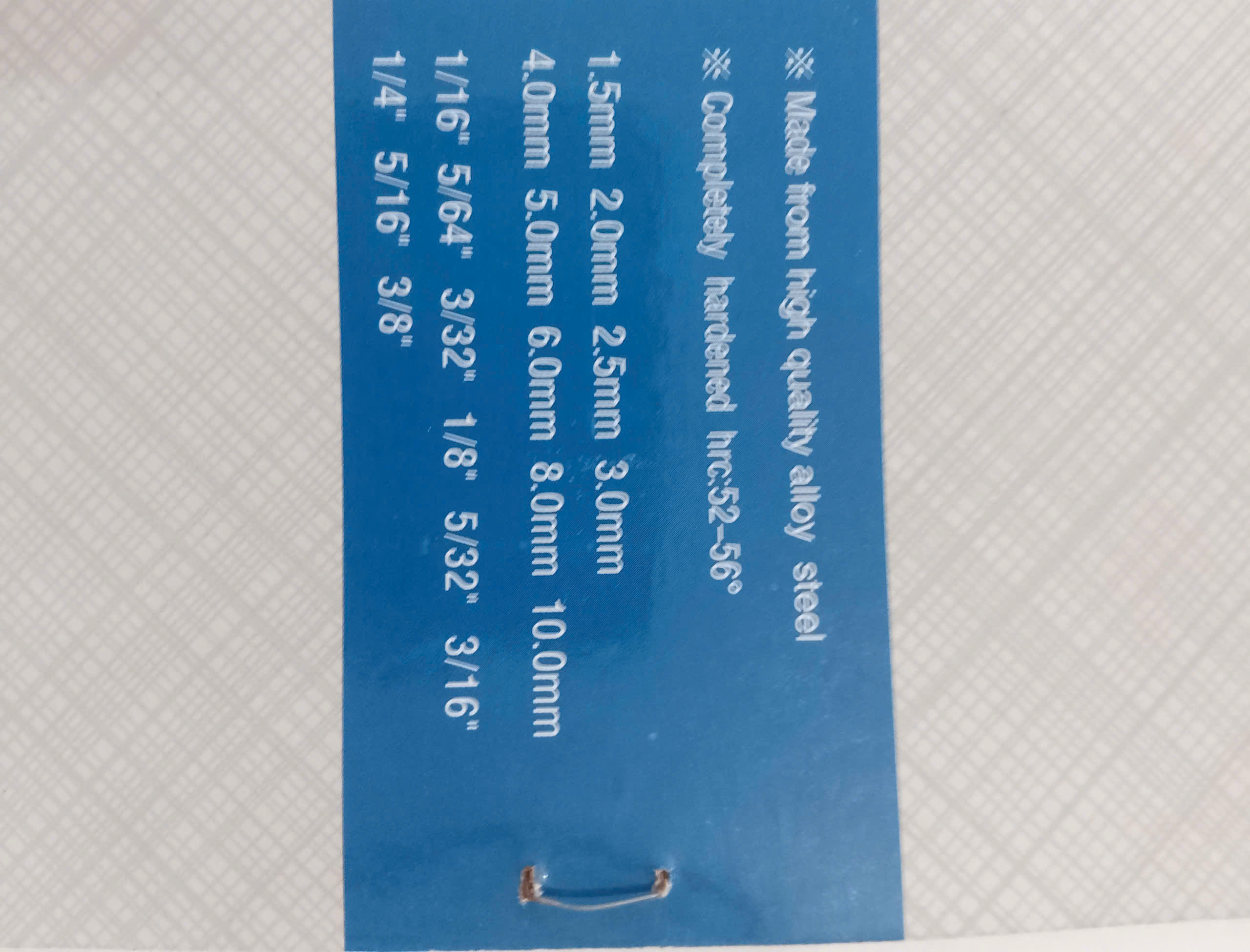 Hình ảnh 11 của mặt hàng Bộ lục giác đầu bi 9 cây hệ inch C-Mart F0015-1