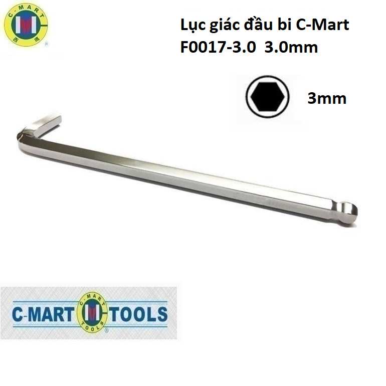 Hình ảnh 1 của mặt hàng Lục giác đầu bi C-Mart F0017-3.0 3.0mm