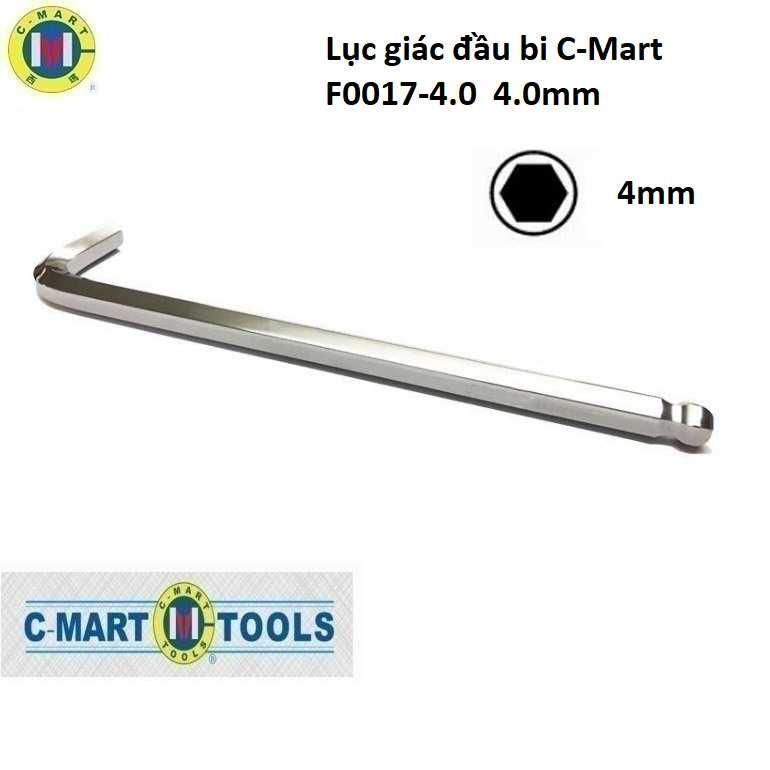 Hình ảnh 3 của mặt hàng Lục giác đầu bi C-Mart F0017-4.0 4.0mm