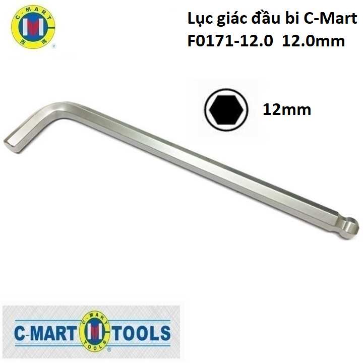 Hình ảnh 3 của mặt hàng Lục giác đầu bi C-Mart F0171-12.0 12.0mm