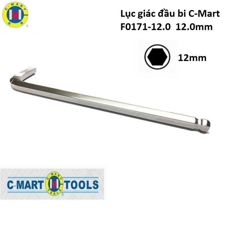 Hình ảnh 2 của mặt hàng Lục giác đầu bi C-Mart F0171-12.0 12.0mm