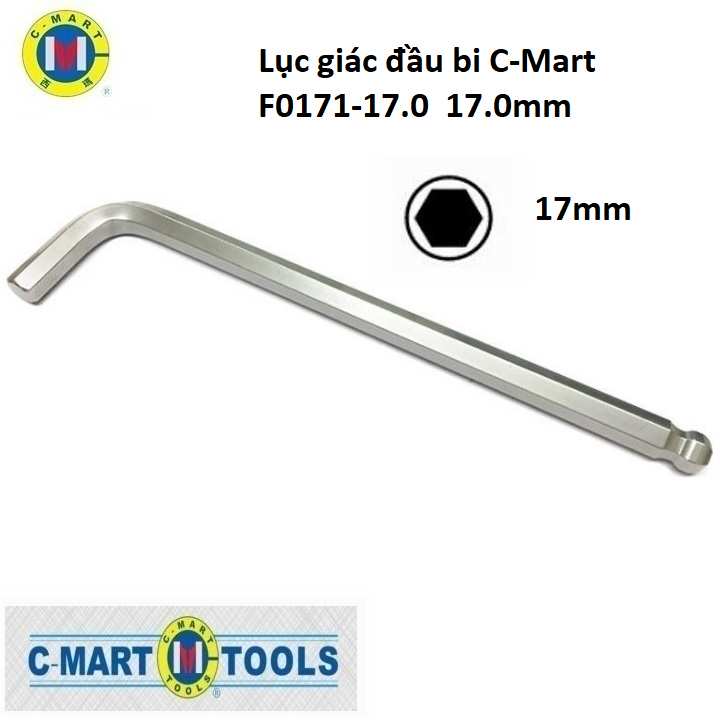 Hình ảnh 1 của mặt hàng Lục giác đầu bi C-Mart F0171-17.0 17.0mm