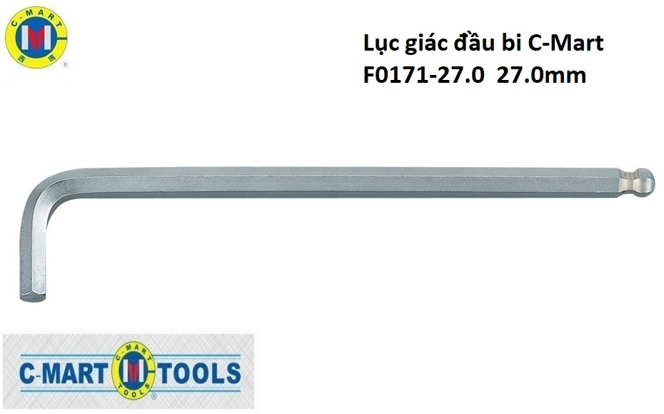 Hình ảnh 1 của mặt hàng Lục giác đầu bi C-Mart F0171-27.0 27.0mm