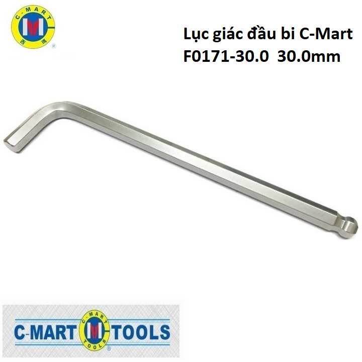 Hình ảnh 1 của mặt hàng Lục giác đầu bi C-Mart F0171-30.0 30.0mm