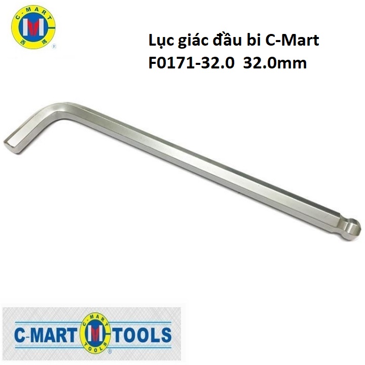 Hình ảnh 2 của mặt hàng Lục giác đầu bi C-Mart F0171-32.0 32.0mm