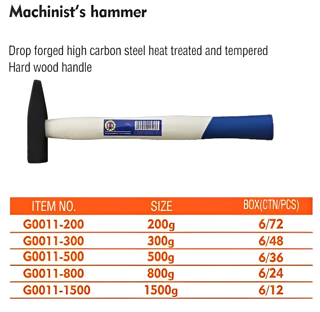 Hình ảnh 3 của mặt hàng Búa thợ sắt 300g