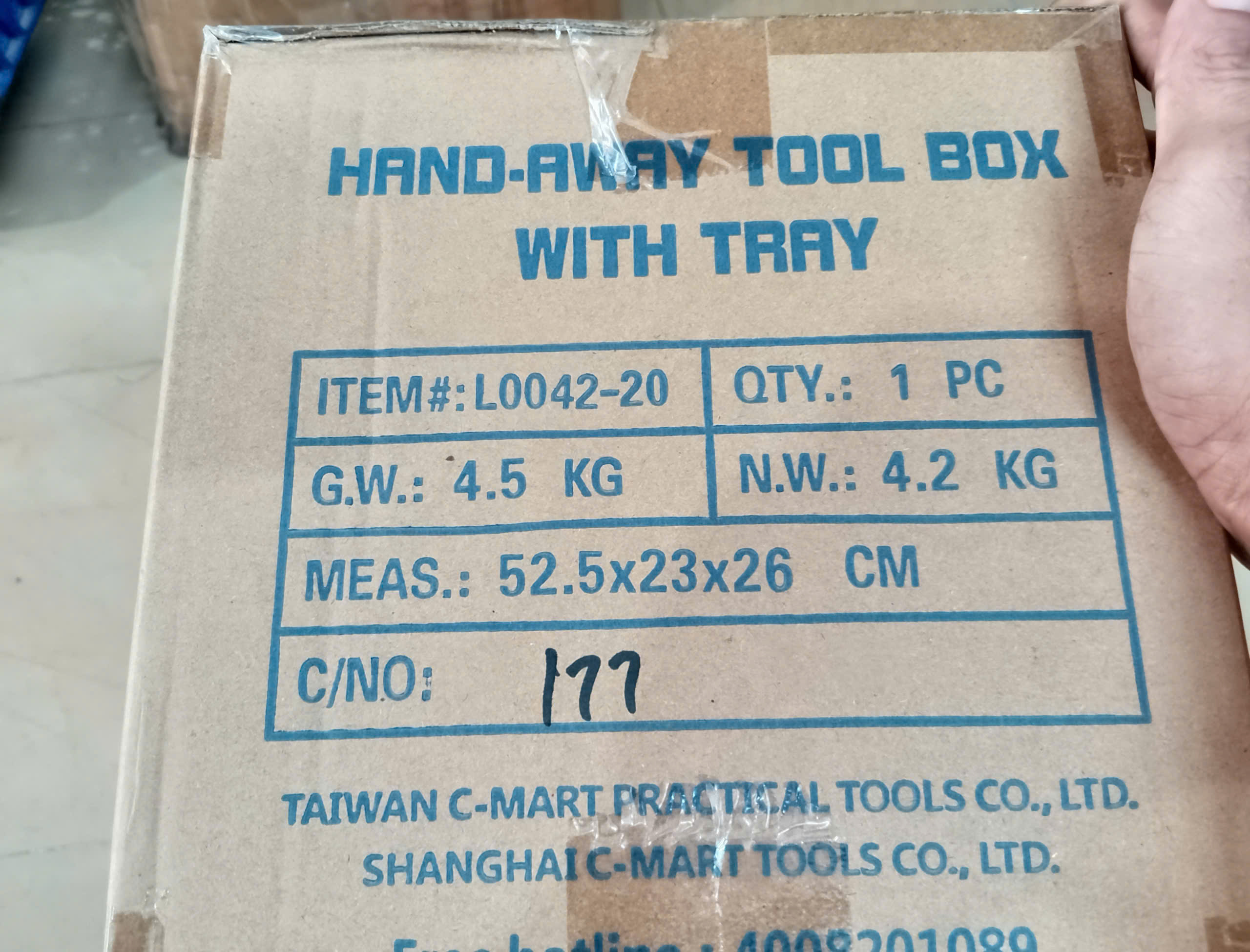 Hình ảnh 9 của mặt hàng Thùng công cụ 20" (510*218*225mm)