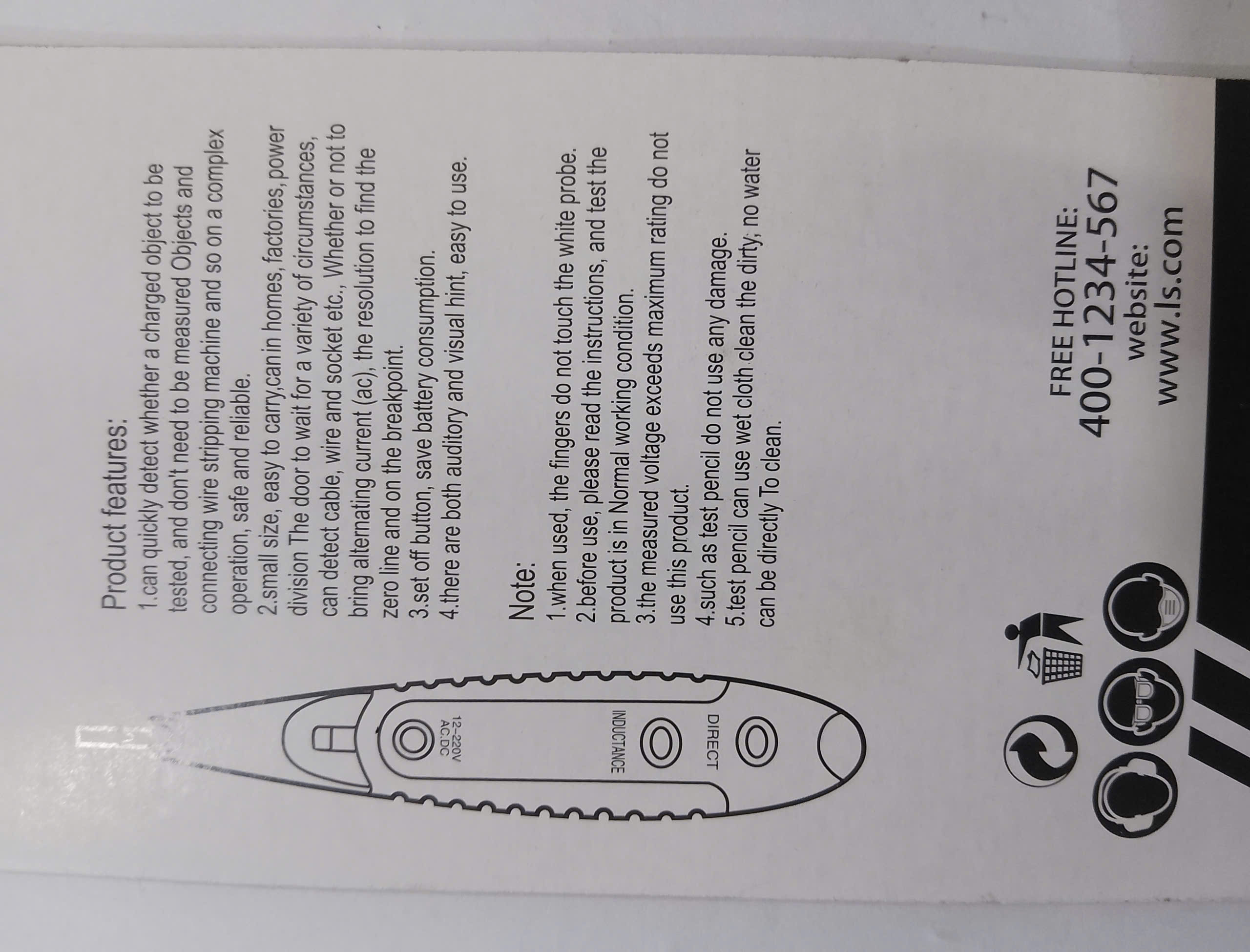 Hình ảnh 15 của mặt hàng Bút Thử Điện Hiện Số SMS806 LS