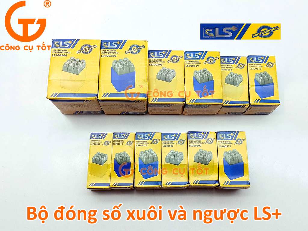 Hình ảnh 9 của mặt hàng Đóng Chữ Bộ 27pcs NGƯỢC 4mm LS - hộp xanh