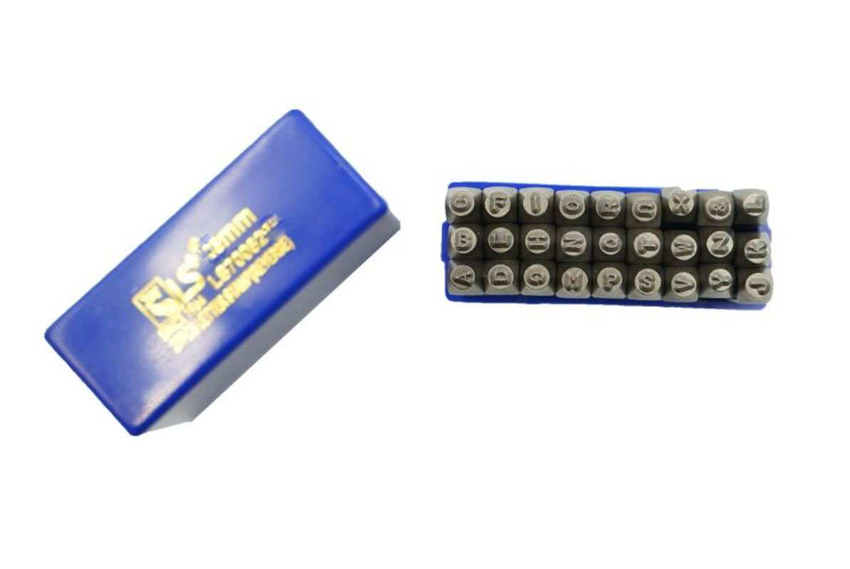 Hình ảnh 4 của mặt hàng Đóng Chữ Bộ 27pcs NGƯỢC 2mm LS - hộp xanh
