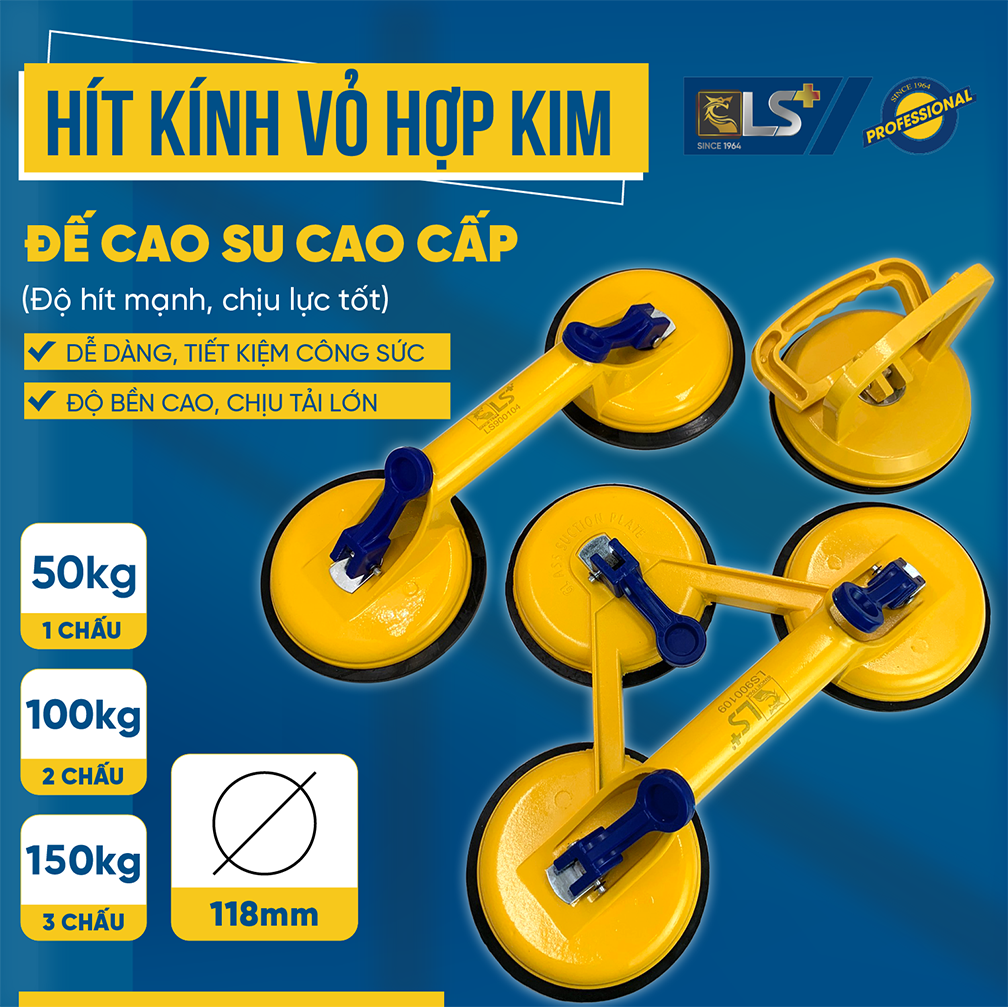 Hình ảnh 2 của mặt hàng Hít Kính LS+  3 Chấu