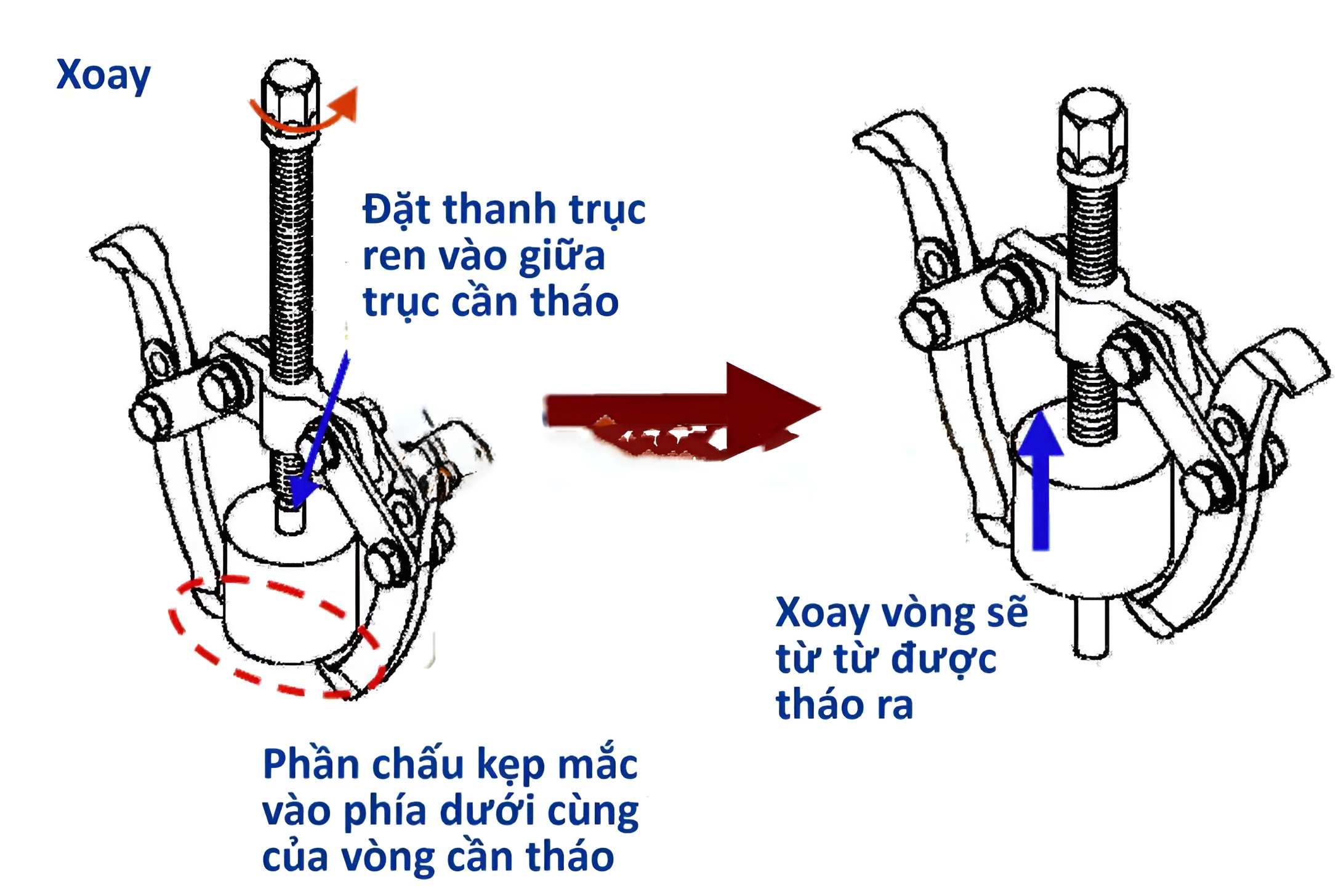 Hình ảnh 11 của mặt hàng Cảo 2 chấu 8 inch 200mm Asaki AK-1035