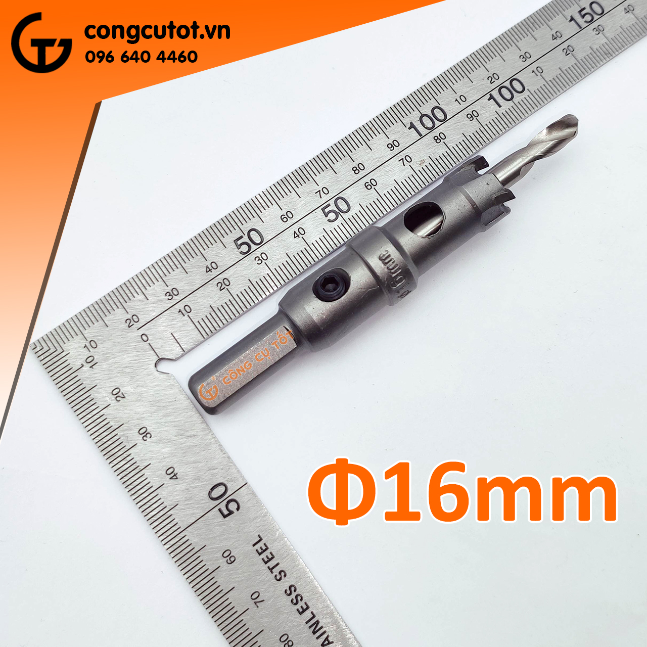 Hình ảnh 2 của mặt hàng Mũi Khoét Hợp Kim Ø16mm