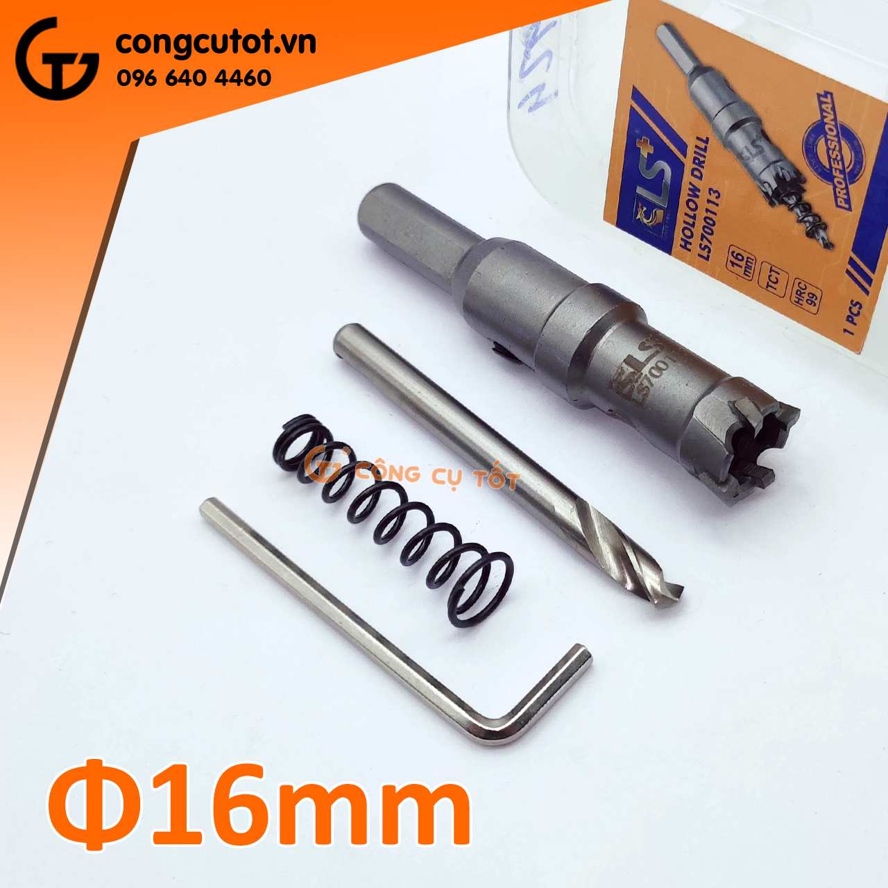 Hình ảnh 3 của mặt hàng Mũi Khoét Hợp Kim Ø16mm