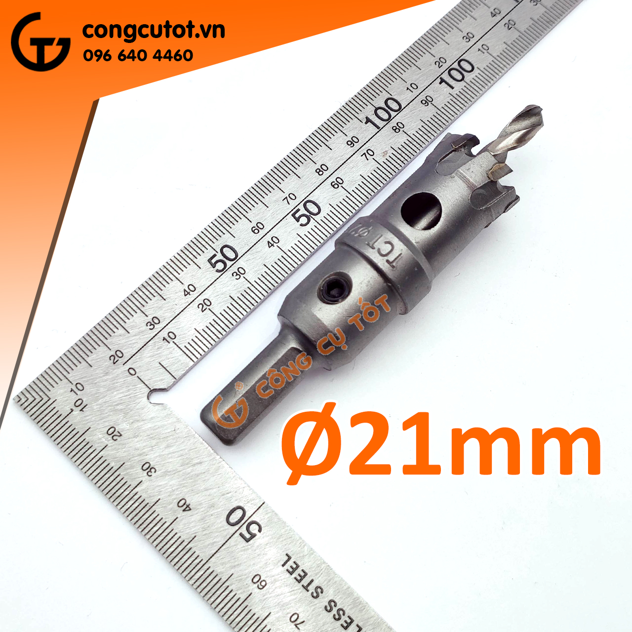 Hình ảnh 3 của mặt hàng Mũi Khoét Hợp Kim Ø21mm