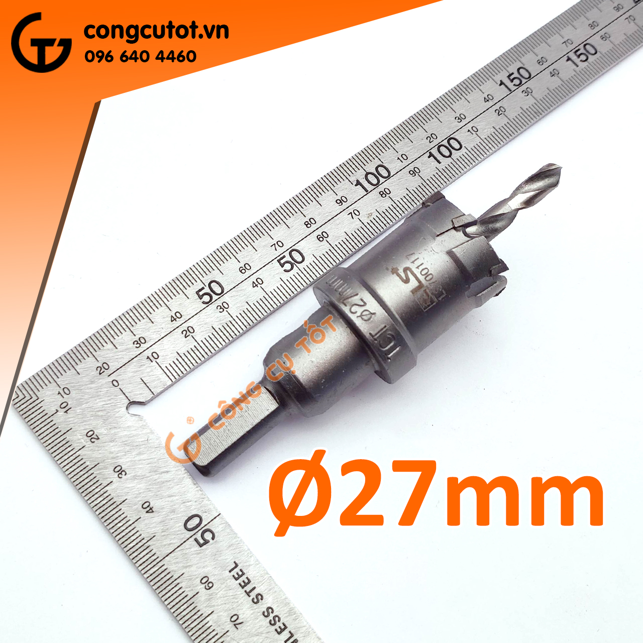 Hình ảnh 2 của mặt hàng Mũi Khoét Hợp Kim Ø27mm