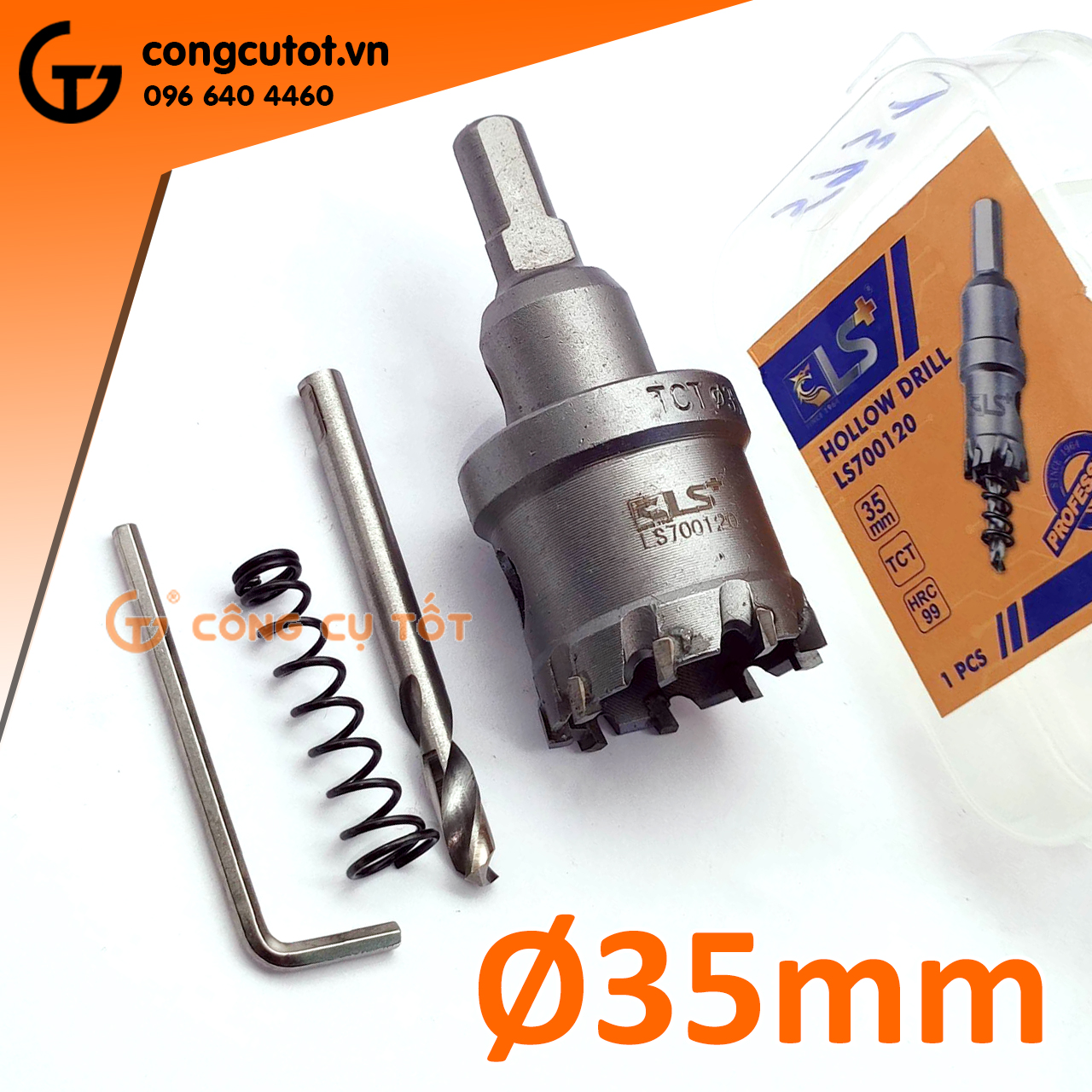 Hình ảnh 2 của mặt hàng Mũi Khoét Hợp Kim Ø35mm