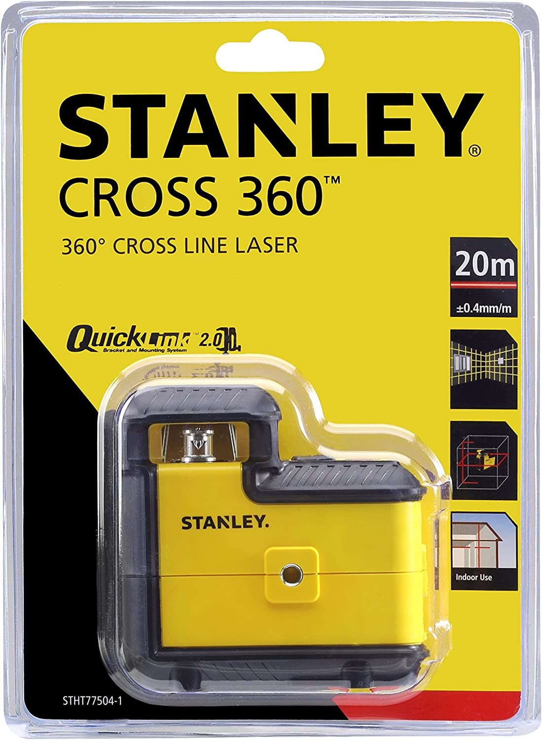 Hình ảnh 1 của mặt hàng Máy đo cân bằng tia laser CROSS LINE Stanley STHT77504-1