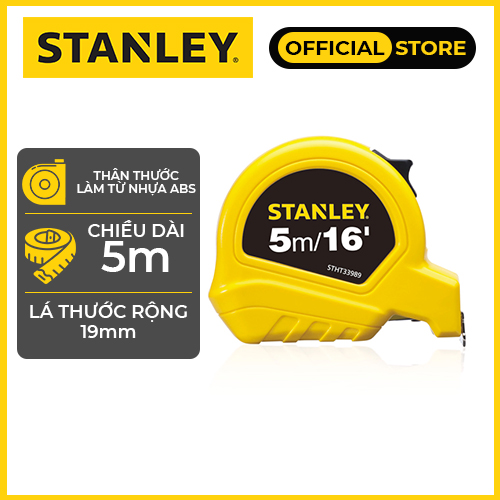 Hình ảnh 1 của mặt hàng Thước cuộn 5m x 19mm Stanley STHT33989-840