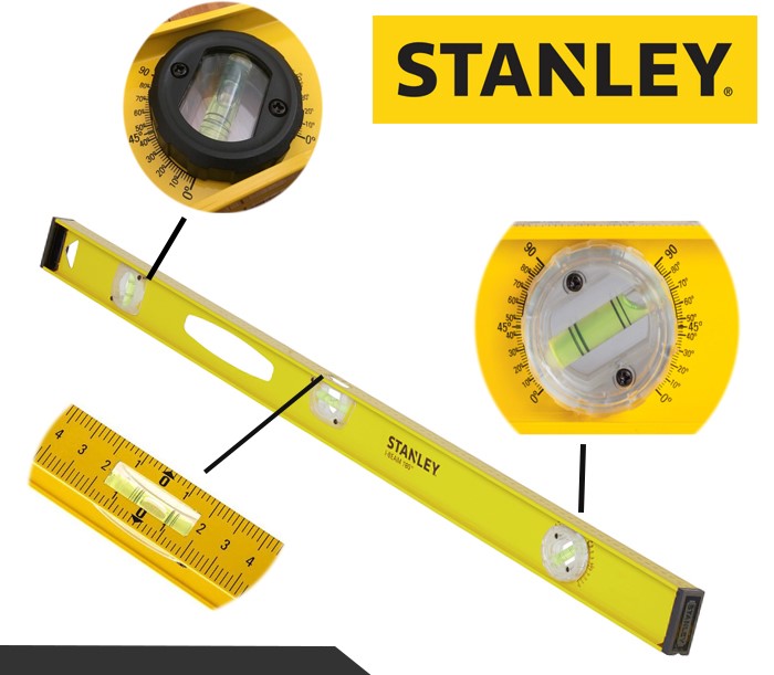 Hình ảnh 6 của mặt hàng Thước thủy I BEAM 100cm Stanley 1-42-922