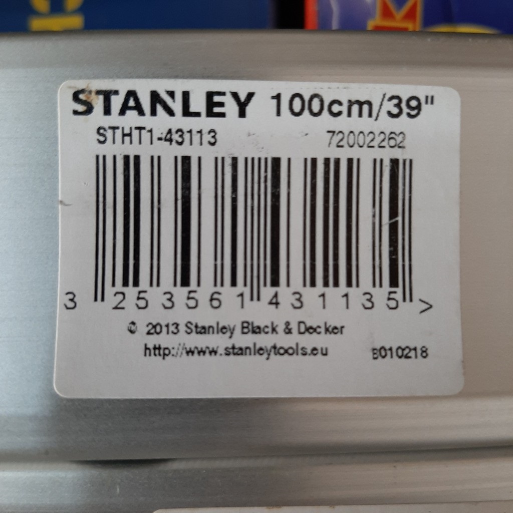 Hình ảnh 1 của mặt hàng Thước thủy hộp 100cm có từ Stanley STHT1-43113
