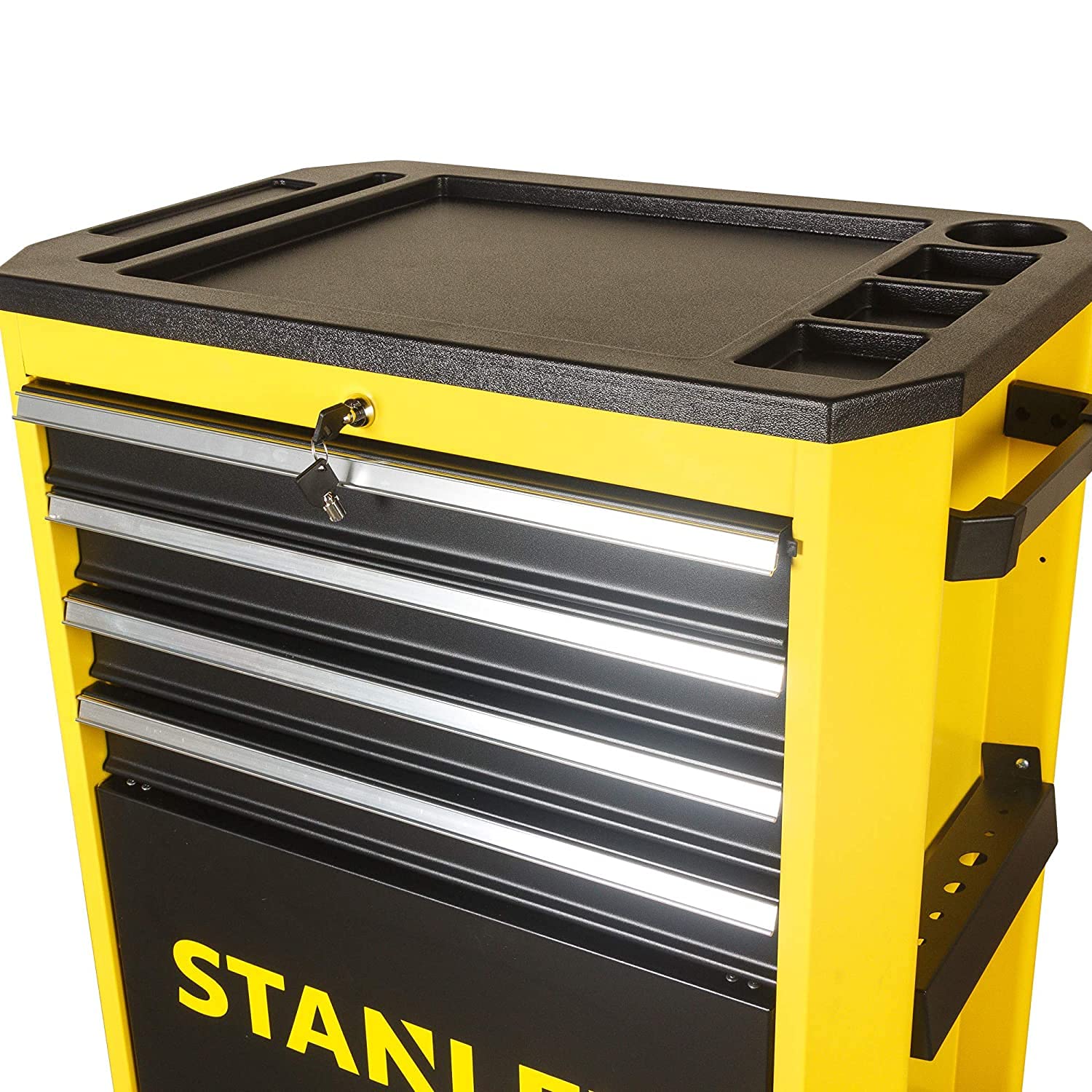 Hình ảnh 3 của mặt hàng Kệ tủ đựng dụng cụ 4 ngăn, có bánh xe Stanley STMT99069-8