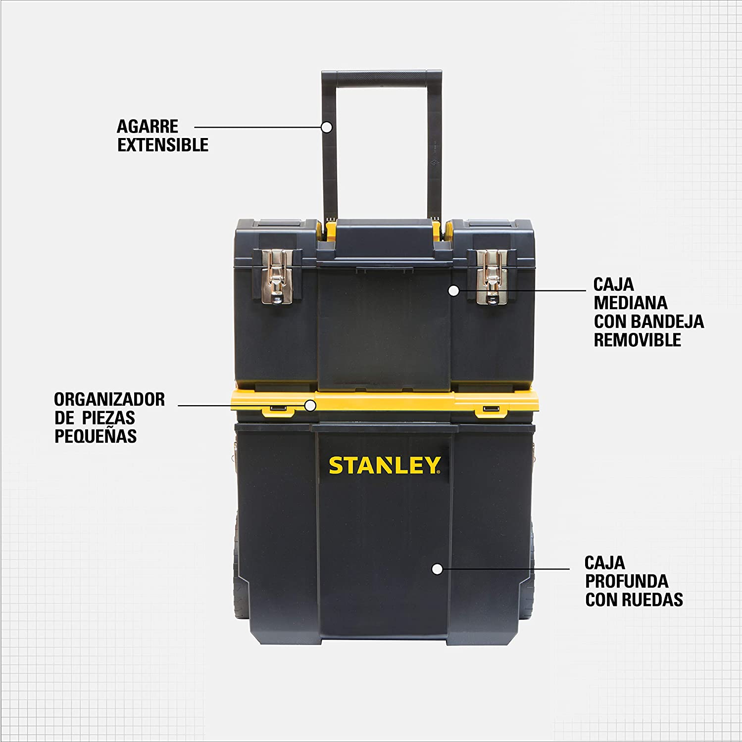 Hình ảnh 5 của mặt hàng Hộp dụng cụ (nhựa) 3in1 Stanley STST18613