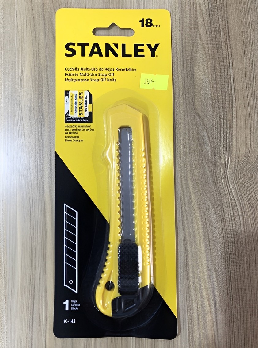 Hình ảnh 1 của mặt hàng Dao rọc 18mm Stanley 10-143-S