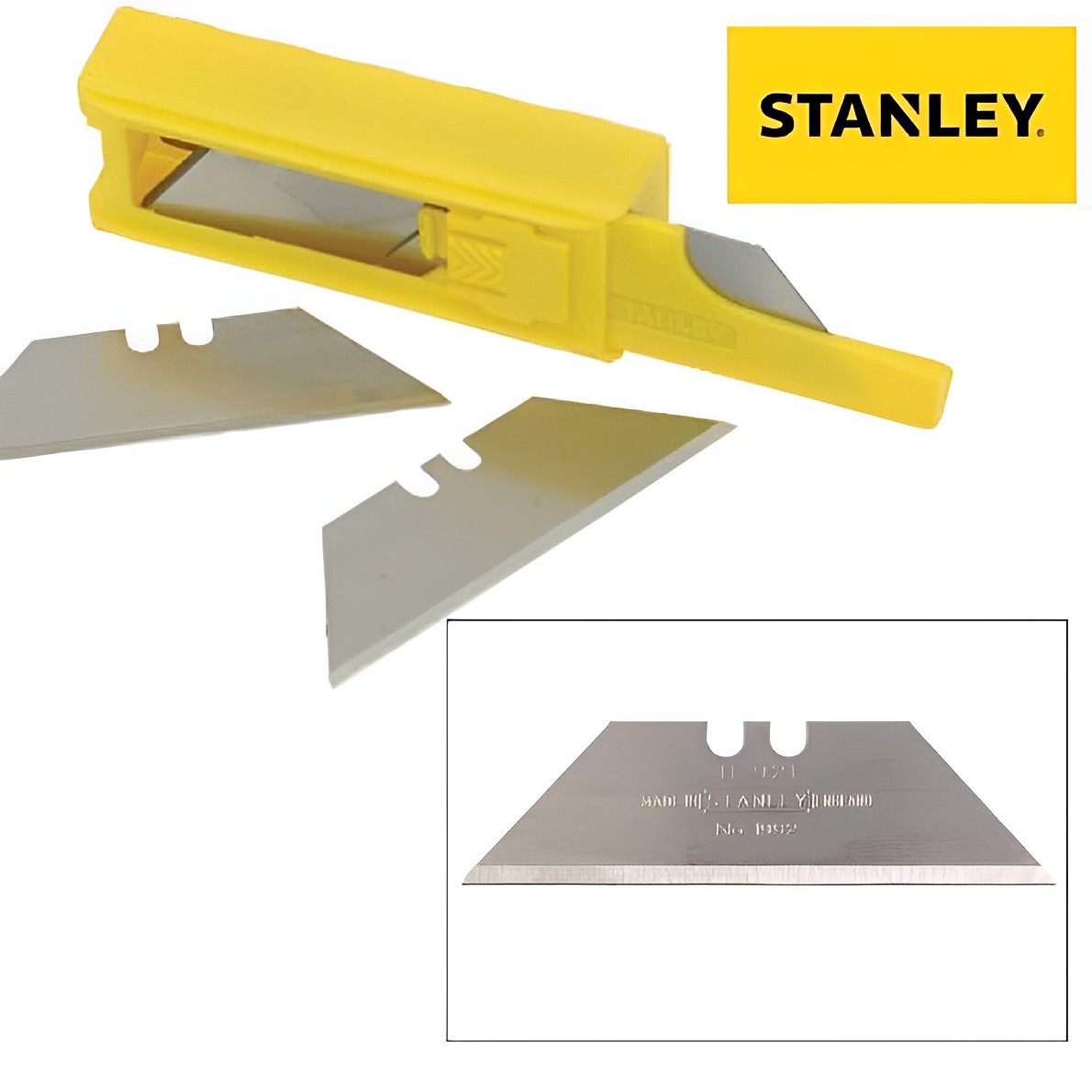 Hình ảnh 2 của mặt hàng Lưỡi dao rọc thẳng 19x62mm Stanley 11-921T