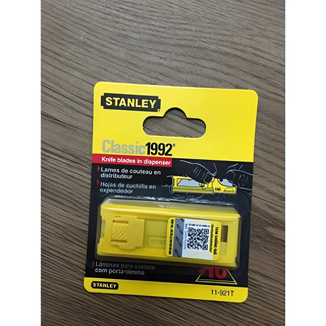 Hình ảnh 1 của mặt hàng Lưỡi dao rọc thẳng 19x62mm Stanley 11-921T