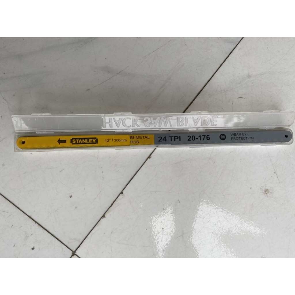 Hình ảnh 7 của mặt hàng Lưỡi cưa thẳng BI-METAL 12"-300mm 24T (Hộp 100 lưỡi) Stanley 20-176