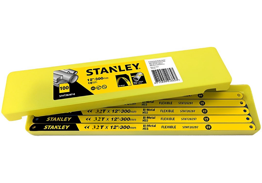 Hình ảnh 3 của mặt hàng Lưỡi cưa thẳng BI-METAL 32Tx12"/300mm (Hộp 100 lưỡi) Stanley STHT20299-8