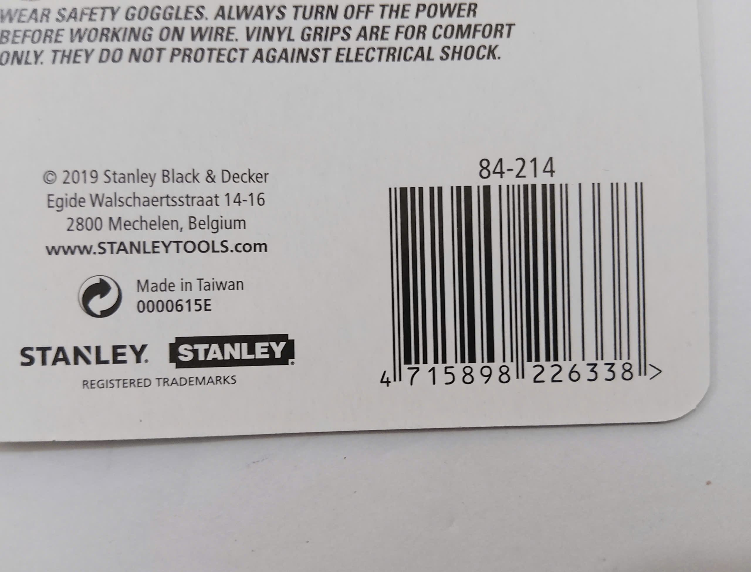 Hình ảnh 19 của mặt hàng Kềm tuốt dây 130mm Stanley 84-214-22