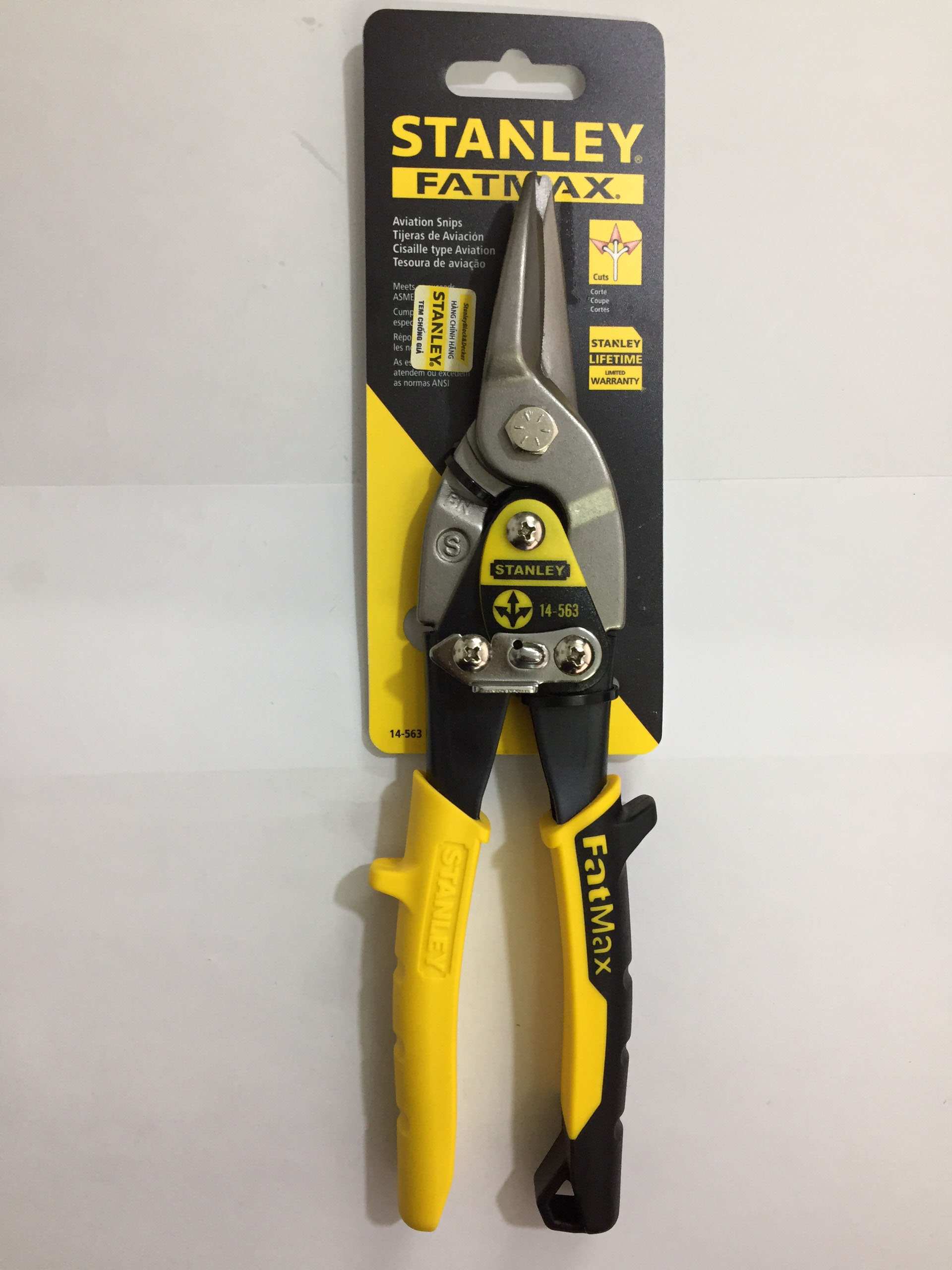 Hình ảnh 28 của mặt hàng Kéo cắt sắt mũi thẳng 10"(250mm) Stanley 14-563-22