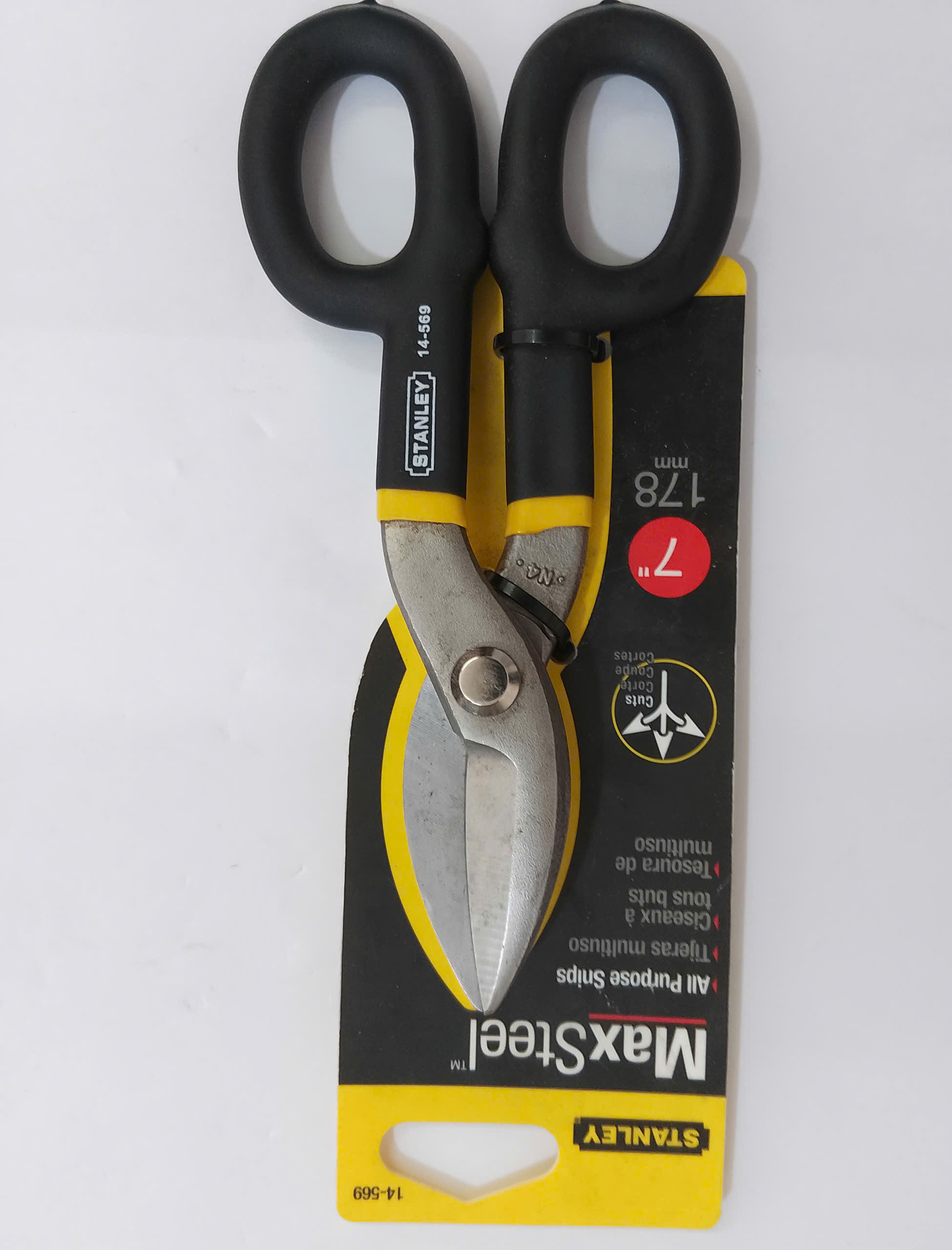 Hình ảnh 15 của mặt hàng Kéo cắt sắt 7"(180mm) Stanley 14-569-22
