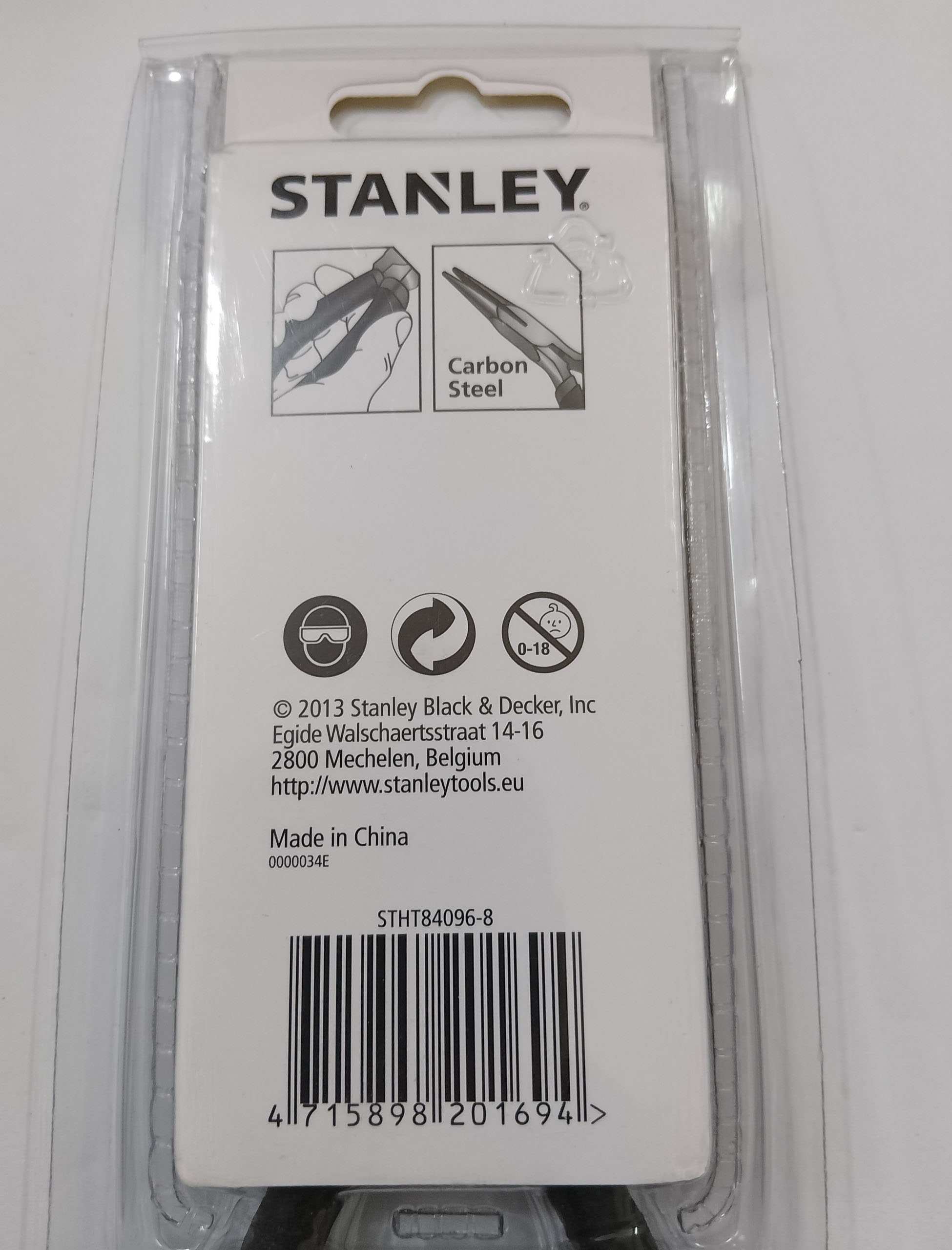 Hình ảnh 8 của mặt hàng Kềm nhọn mỏ dài 5"/127mm Stanley 84-096 STHT84096-8