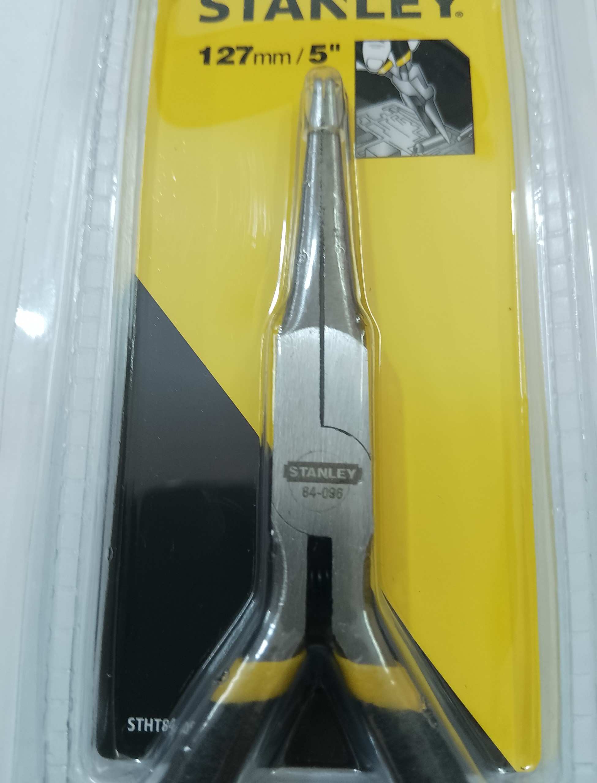 Hình ảnh 11 của mặt hàng Kềm nhọn mỏ dài 5"/127mm Stanley 84-096 STHT84096-8