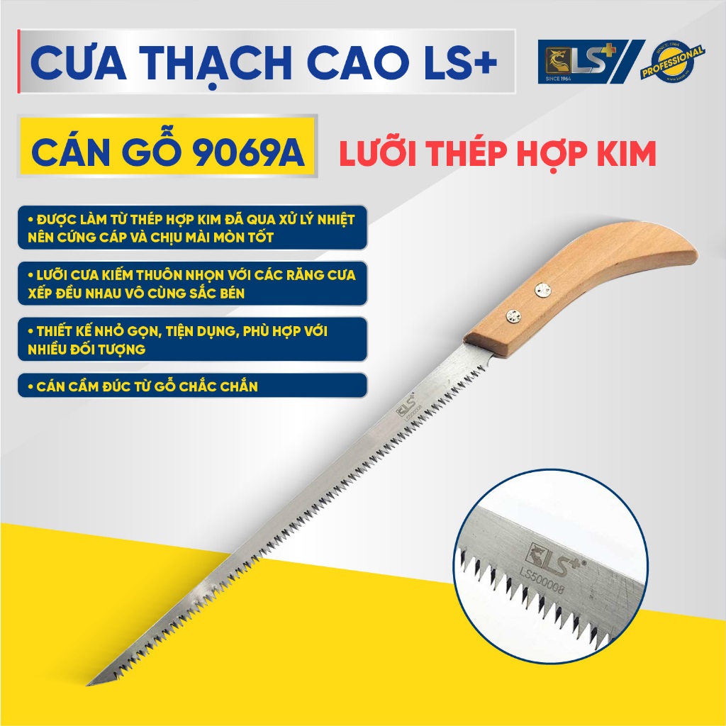 Hình ảnh 2 của mặt hàng Cưa Thạch Cao Gỗ 9069A LS+