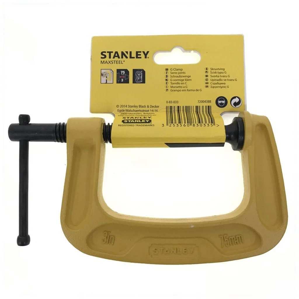 Hình ảnh 2 của mặt hàng Kẹp kiểu chữ C 3" Stanley 83-033K